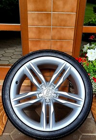 alu R19 5x112, letné pneu 255/35, orig. Audi A5, TOP - 11