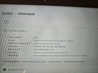 Mi Notebook 15,6 16GB RAM TB HDD, komplet v krabici,ako nový - 11