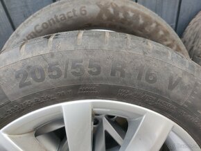 5x112r16 Elektróny Škoda Octavia R16 + letné pneu 205/55 R16 - 11