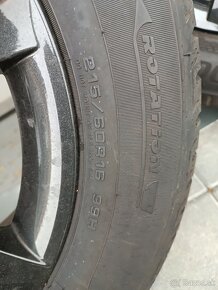 ALU disky Škoda 5x112 r16 ET43 zimné gumy 215/60 R16 - 11