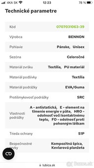 Predám pracovnú obuv č44 - 11