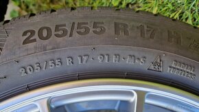 Zimná alu sada Škoda Octavia 4, 5x112 R17 + pneu 205/55 R17 - 11