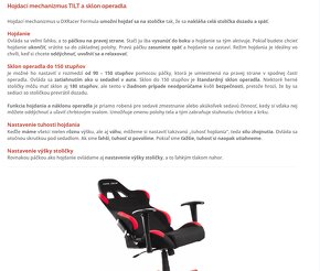 Herná stolička DXRacer Formula - 11