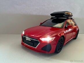 Audi RS6 Avant 1:24 cervena metaliza - 11