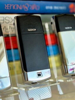 3X NOKIA 8810 CHROME / TOP STAV / 2X NOVÁ CHRÓMOVÁ BATERKA - 11