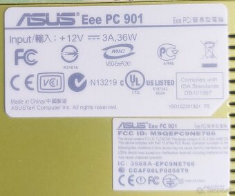 NOTEBOOK ASUS EEE PC 901 s Linuxom - 11