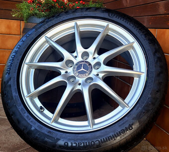 alu R17 5x112 orig. Mercedes B + A + VW Golf, pneu 205/50 - 11