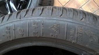 ZIMNÉ pneu 225/45 R17 dezén 7 a 8 mm rok 2020/2019  TOP STAV - 11