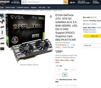 Herná pc zostava GTX 1070 EVGEA ( 450 eur rýchle jednanie) - 11