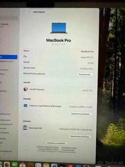 MacBook Pro 16" M2 Pro 16/512GB - 11