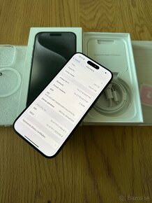 iPhone 15 Pro 256 gb Black Titanium v záruke - 11