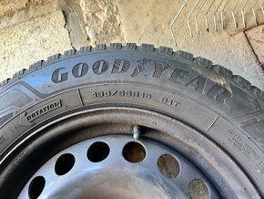 Zimné pneu 195/65 R15 7mm + disky 5x112 R15 - 11