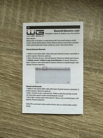 Klávesnica s myšou WG Bluetooth biela - 11