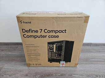 Fractal Design Define 7 Compact White TG Clear - 11