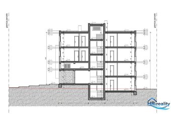 PAG-Mandre, apartmán 71m2 v novostavbe, s výhľadom na more  - 11