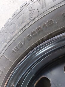 195/60R15 zimne pneu+senzory -4x108R15 disky FORD FIESTA - 12