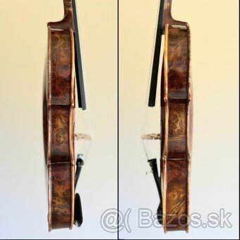 husle 4/4 model Stradivari ( očkový javor) - 12