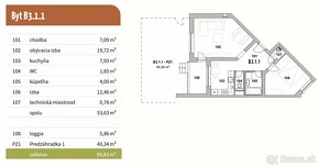 POLIANKY / B311 / Pekný 2-izbový byt s predzáhradkou - 12