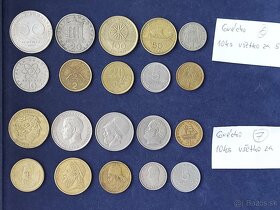 Zbierka mincí - rózne grécke mince + Portugalsko - 12