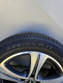 zimná sada Mercedes 5x112 225/55 R17 DOT3422 - 12