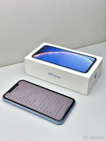 iPhone XR 128GB BLUE ORIGINÁL STAV + PRÍSLUŠENSTVO - 12