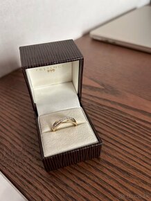 Zlaté dámske prstene šperky - 12