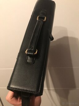 Čierna aktovka / kabelka crossbody - 12