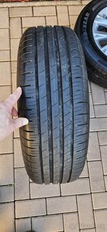 Volkswagen 215/65 R17, snímače tlaku, krytky, komplet sada - 12