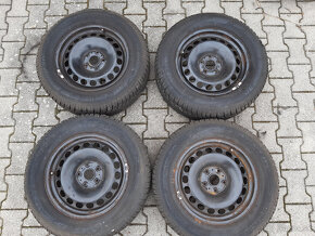 Sada plech. diskov 4ks - 215/65 R16 Dunlop zimné pneu. - 12