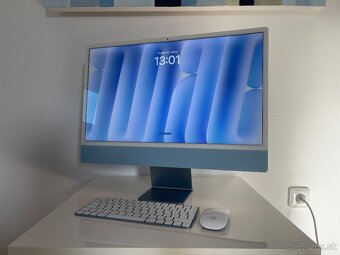 Apple iMac 24" M3 2023 Modrý + Záruka - 12