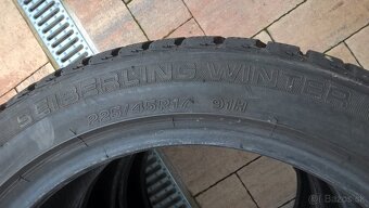 4 ks ZIMNÉ 225/45 R17 91H SEIBERLING  ITALY 8 mm OD 45-€/kus - 12