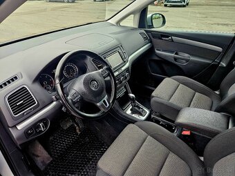 VW Sharan 2.0 4x4 103kW DSG 7 miest bi-xenon ťažné  WEBASTO - 12