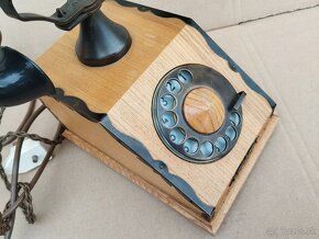 Starý telefon TESLA typ CS20, rok 1980 dekorace, do sbírky - 12