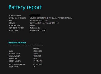 Herný notebook ASUS TUF – i7, GTX1060-6GB, 32GB RAM, 1TB SSD - 12