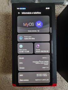Špičkový Nubia Z60 Ultra 6.8" Amoled,SD8 gen3,12/256GB,3r zá - 12