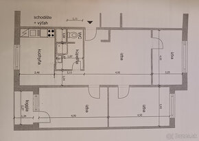 REZERVOVANÉ  Exkluzívne na predaj 3 izbový resp. 3,5 izbový  - 12