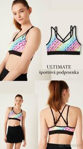 Farebná športová podprsenka Victoria’s Secret PINK - 12