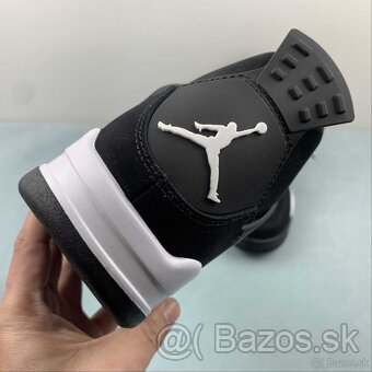 Nike Air Jordan 4 bielo-čierne - 12