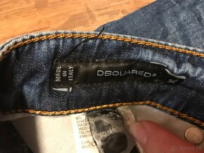 DSGUARED2 originál jeansove capri nohavice XL - 12
