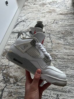 Predám Air Jordan 4 Retro White Oreo - 12