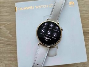 Huawei Watch GT 4 41 mm White Leather Strap, top stav,zaruka - 12