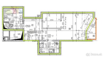 Krásny a útulný 2-izbový byt + KK, + lodžia, 41 m², Nobelova - 12