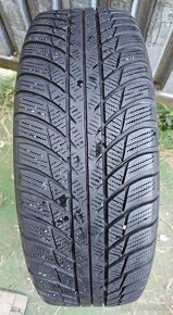 Plechové disky VW - 5x100 r15 + zimné pneu 185/65 r15 - 12