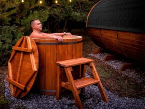 Záhradná SAUNA 200cm + ZADARMO KAĎA 500L + príslušenstvo - 12