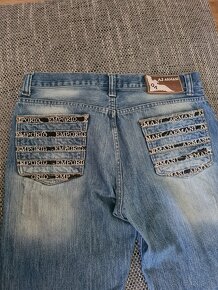 Panske jeansy Armani jeans oversize a M&D - 12