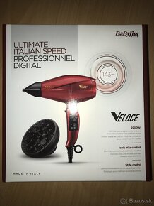 FÉN BaByliss Veloce 2200W červený - 12