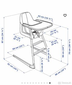 Detska stolicka - IKEA Langur - nova - 12