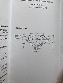 Prsten z 14 kt. bílého zlata s 3ct lab grown diamantem - 12