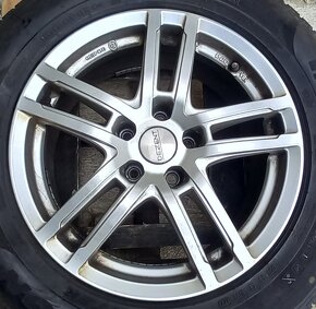 Hlinikove disky 5x112 r17 zimne pneu 215/65 r17 - 12