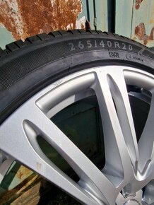 ZIMNÁ SADA DISKOV ORIGINÁL AUDI R20 + pneu 265/40 R20 - 12